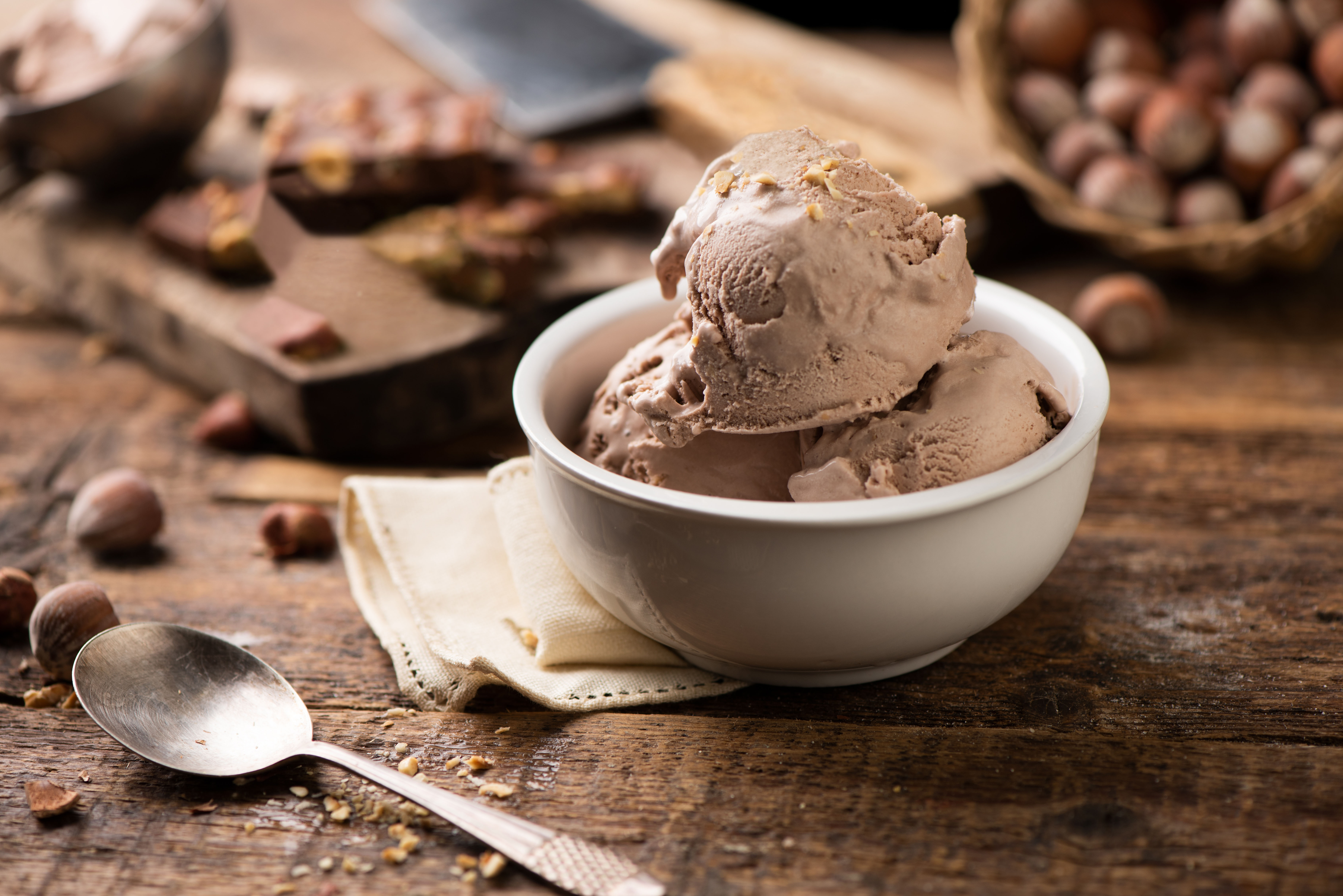 No-Churn Hazelnut Espresso Ice Cream Recipe