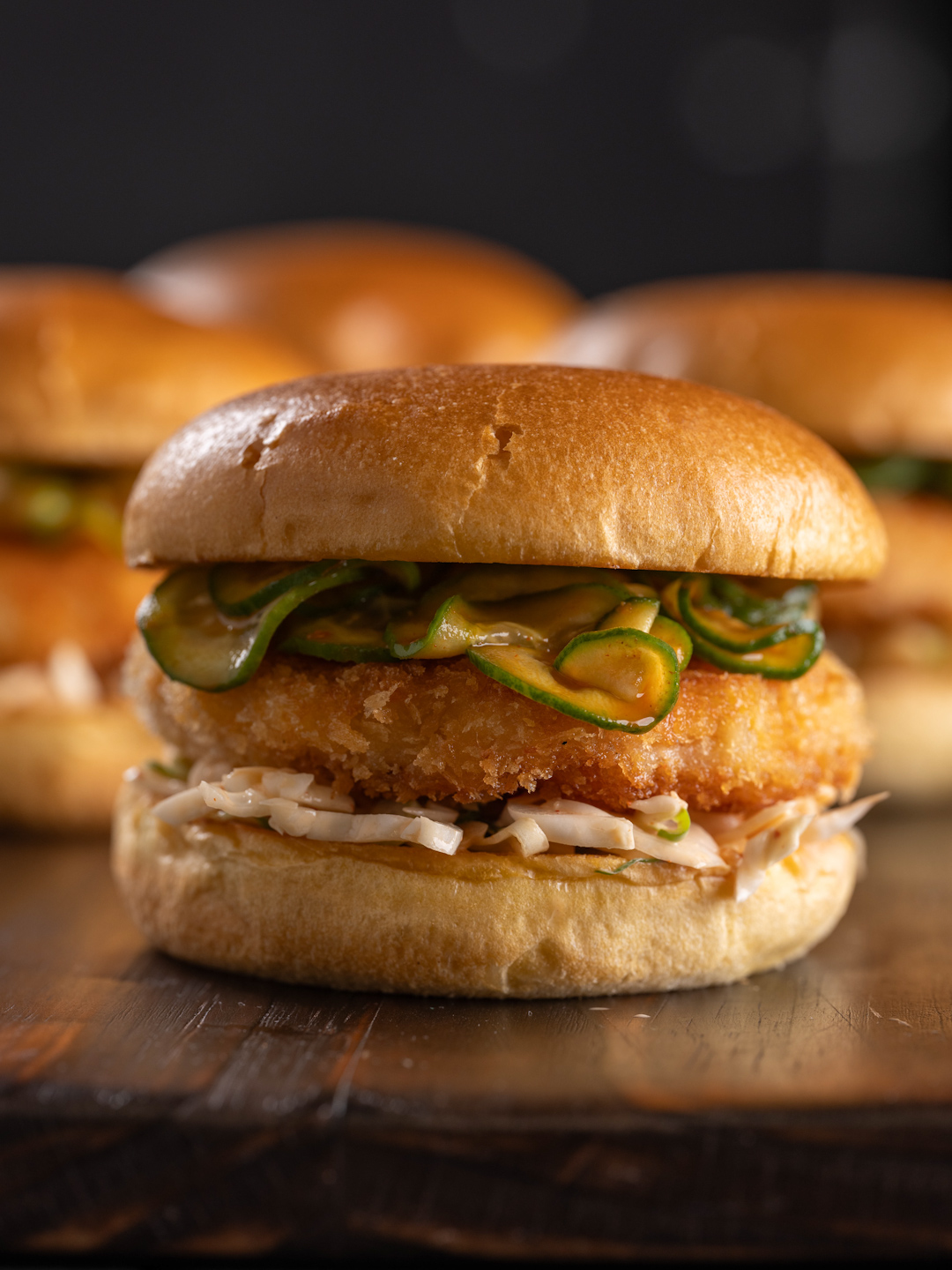 Korean Shrimp Burger