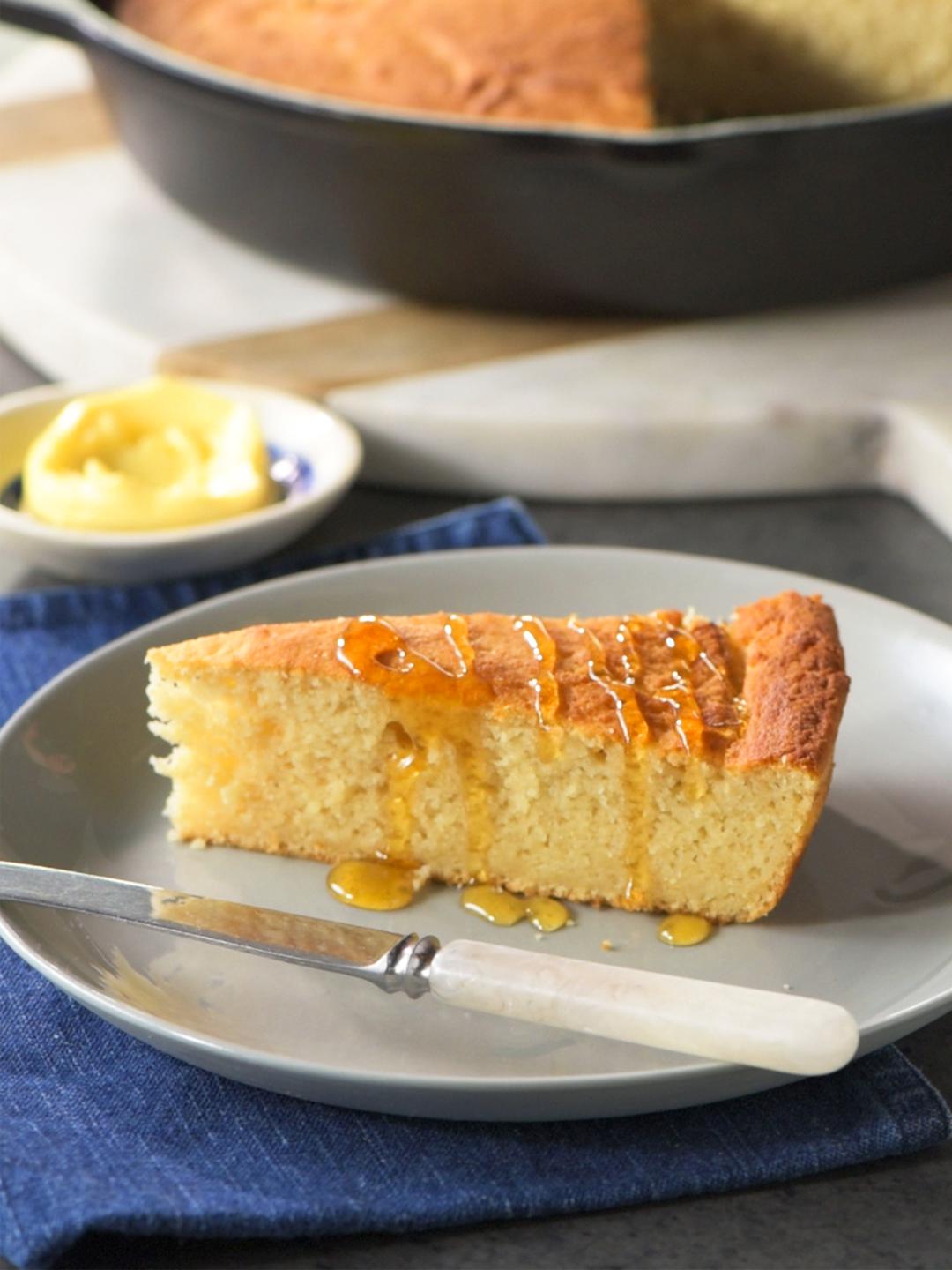 Brown Butter Skillet Cornbread