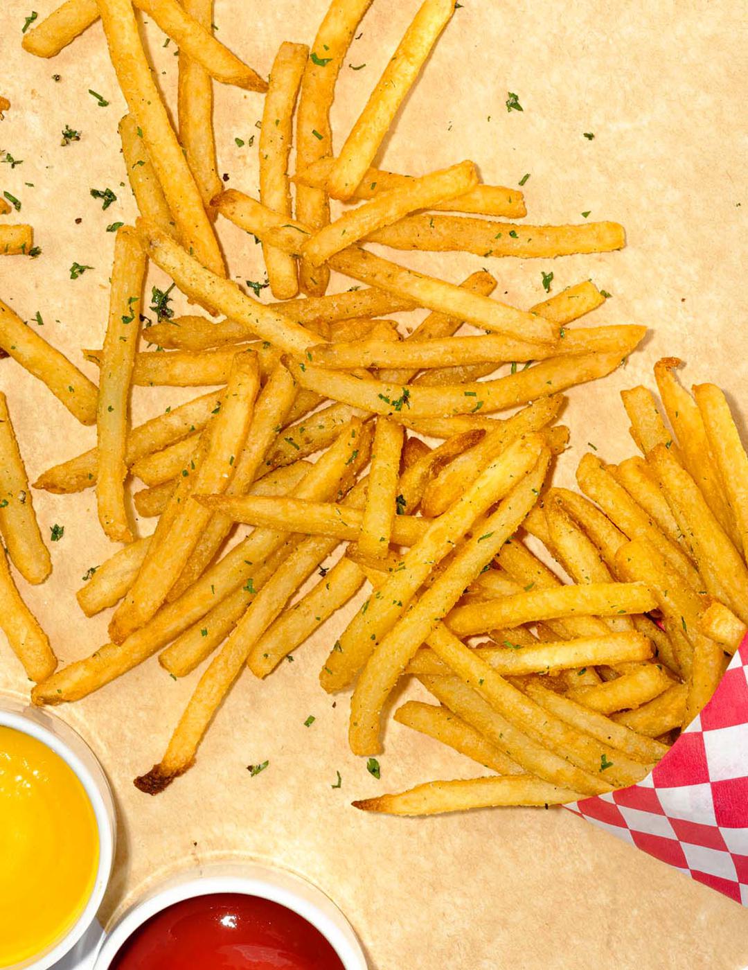 Air-Fried French Fries, From Frozen to Golden