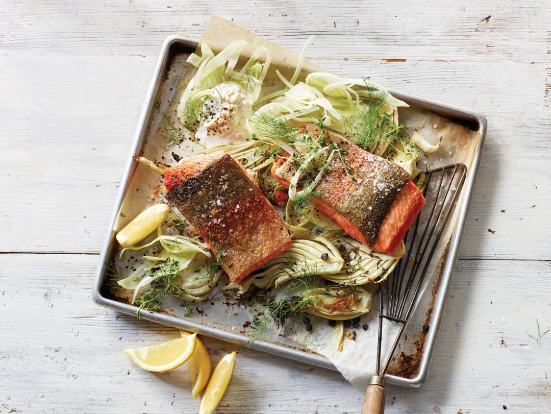 Baked Trout with Fennel
