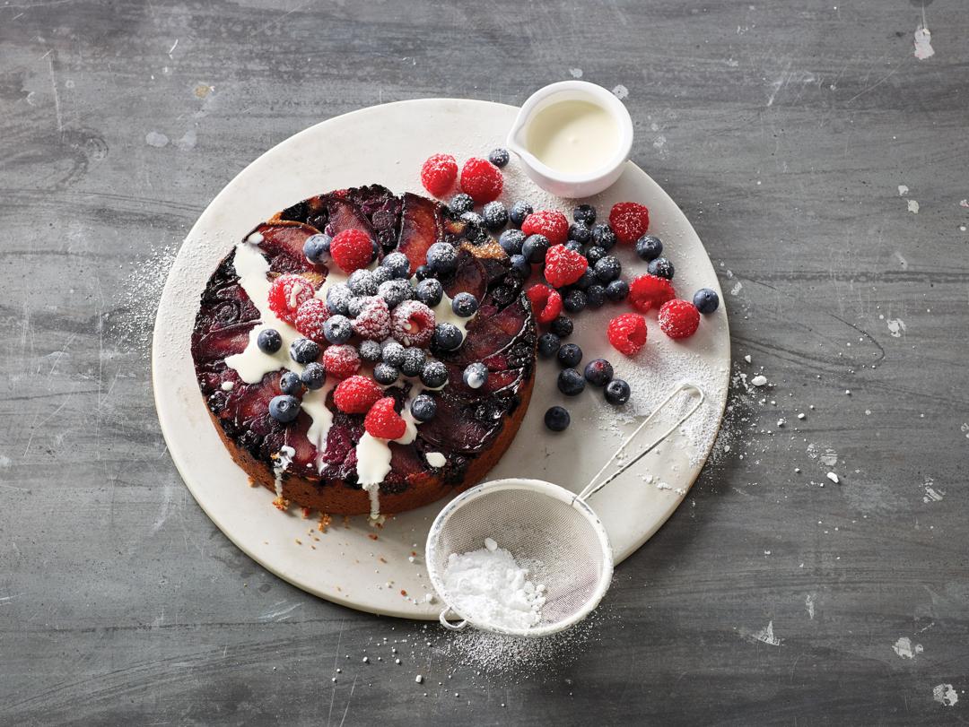 Apple and Berry Tea Cake