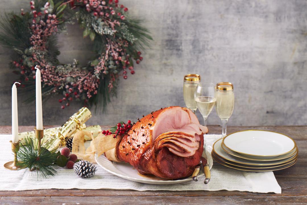 Apricot-Bourbon Glazed Ham