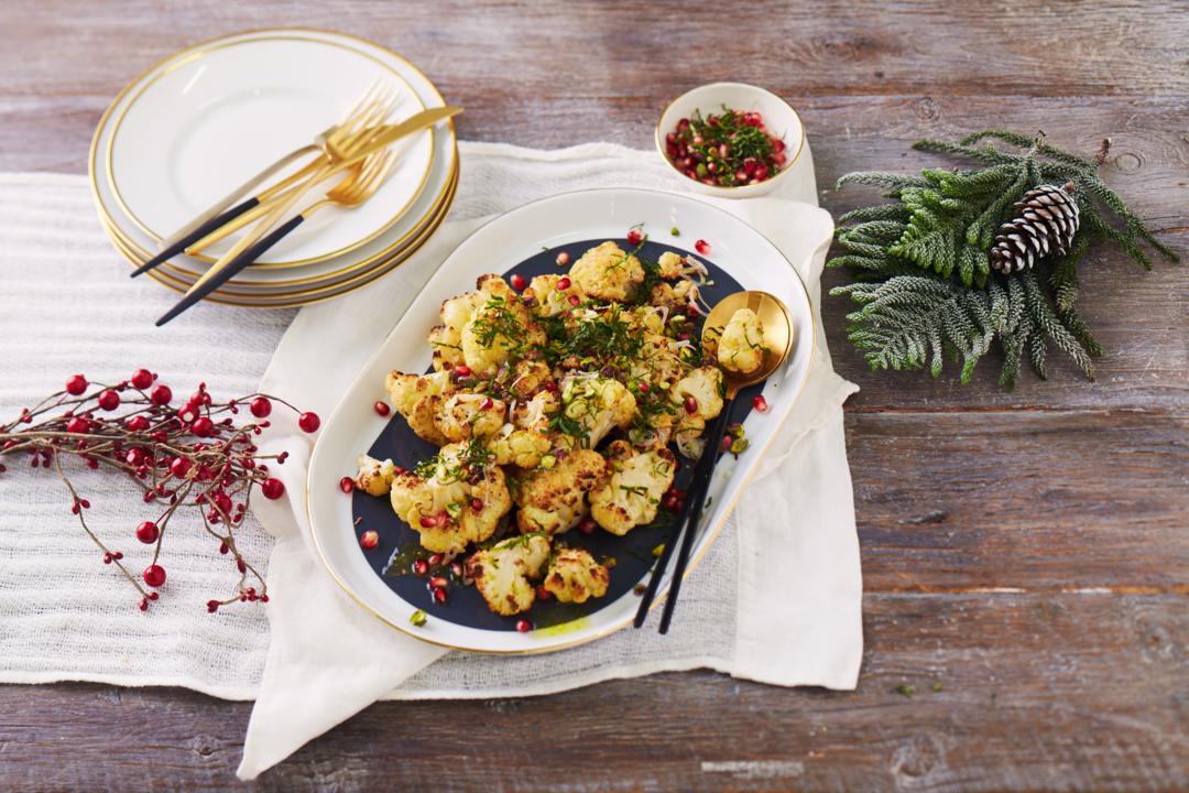 Air-Fried Lemony Cauliflower