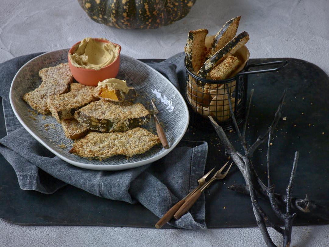 Crispy Acorn Squash with Brown Butter Aioli