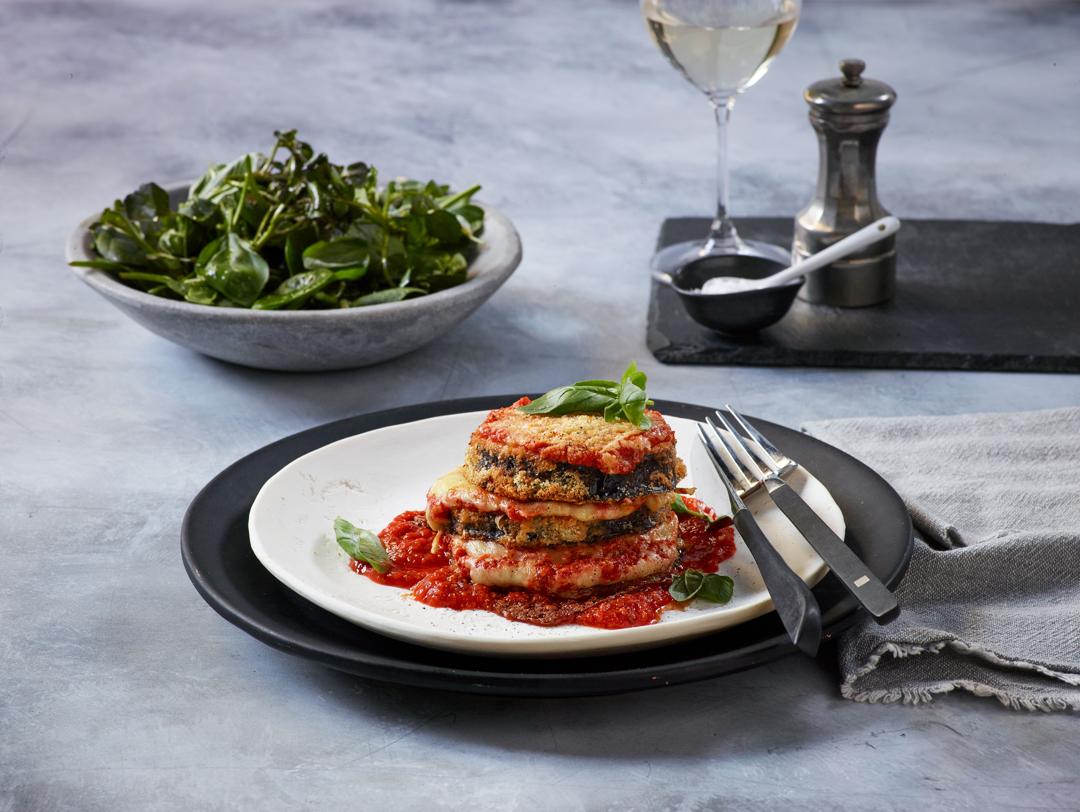 Air-Fried Eggplant Parmesan