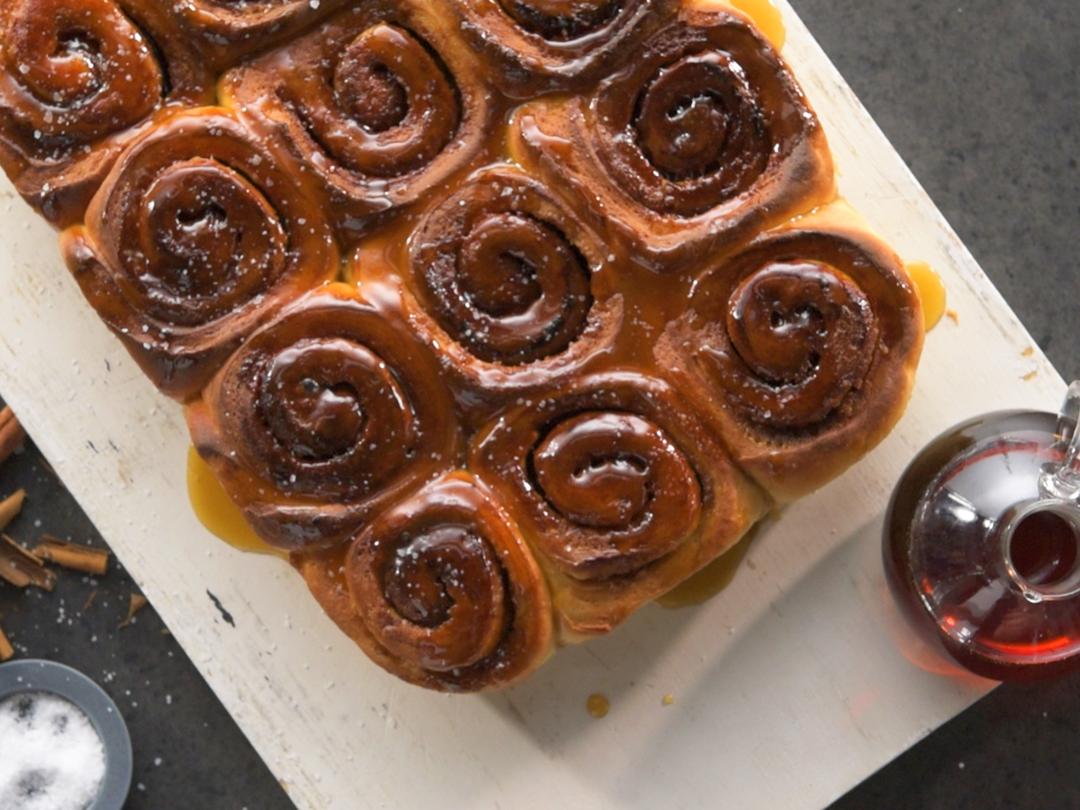 Cinnamon and Maple Rolls