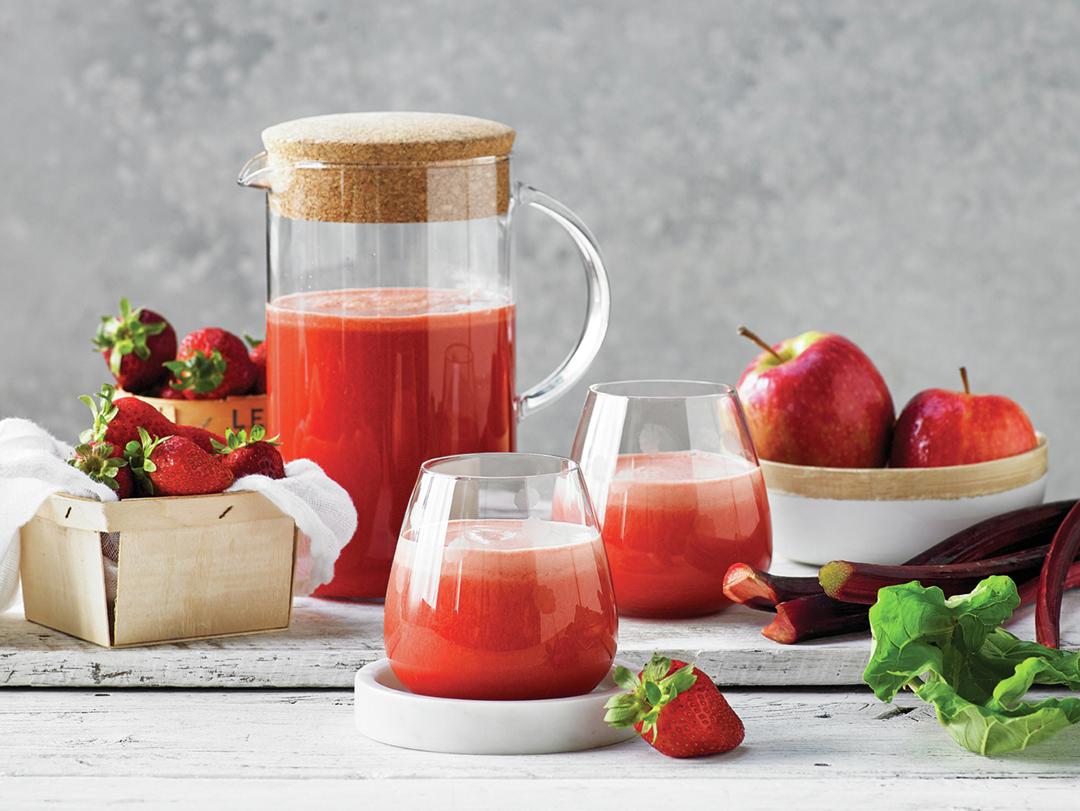Apple and Strawberry Jam Jar