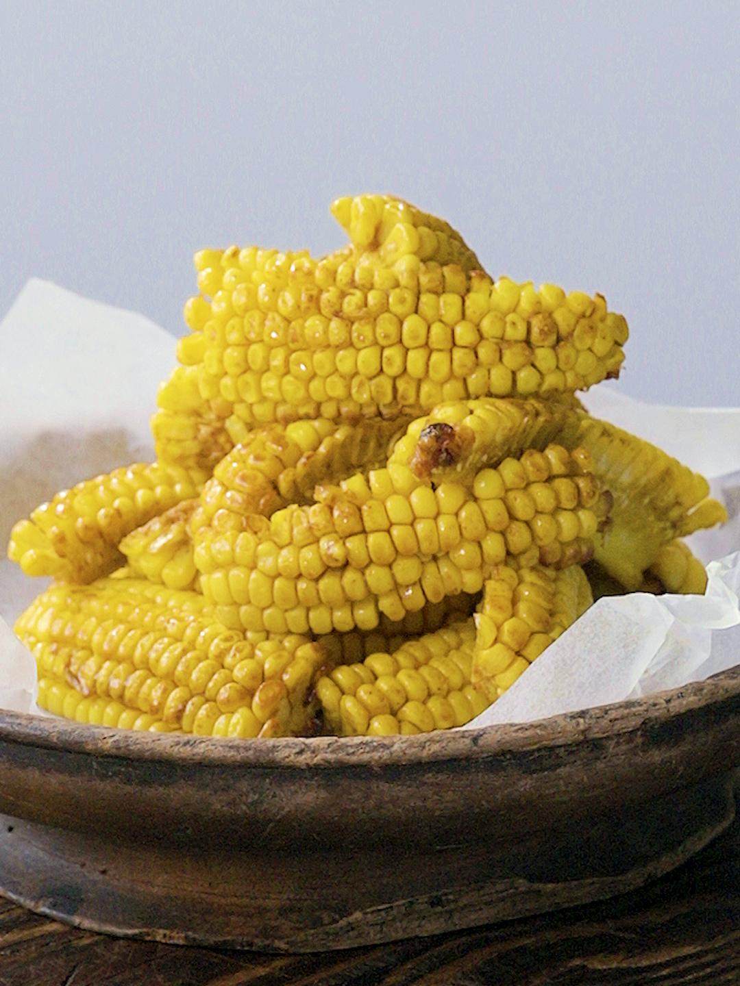 Air-Fried Curry Corn Ribs