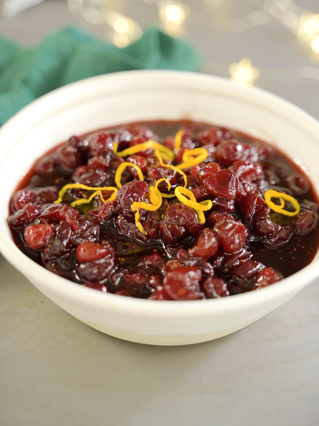 Cranberry Sauce with Orange and Spices