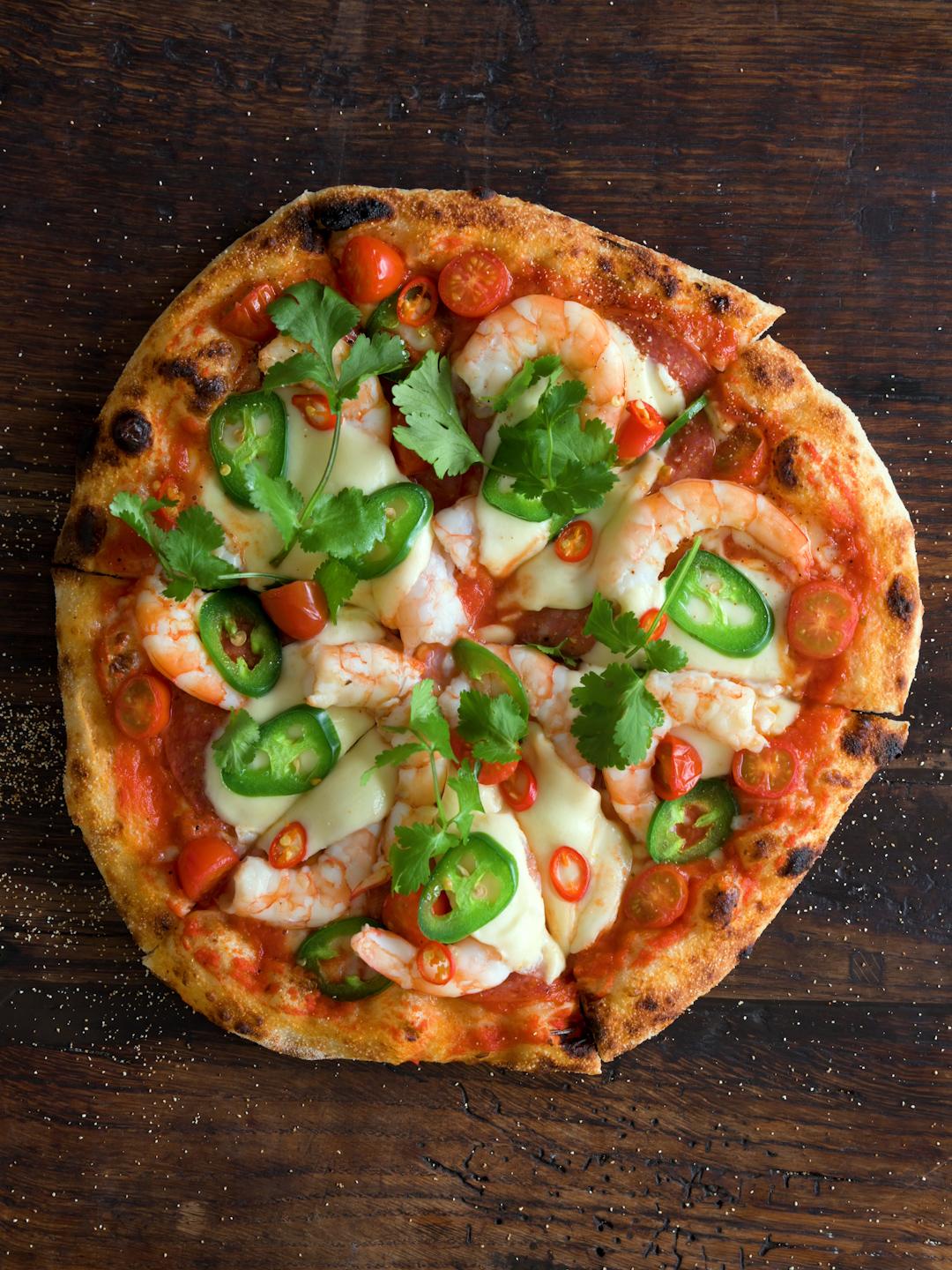 So So Spicy Shrimp Neapolitan-Style Pizza
