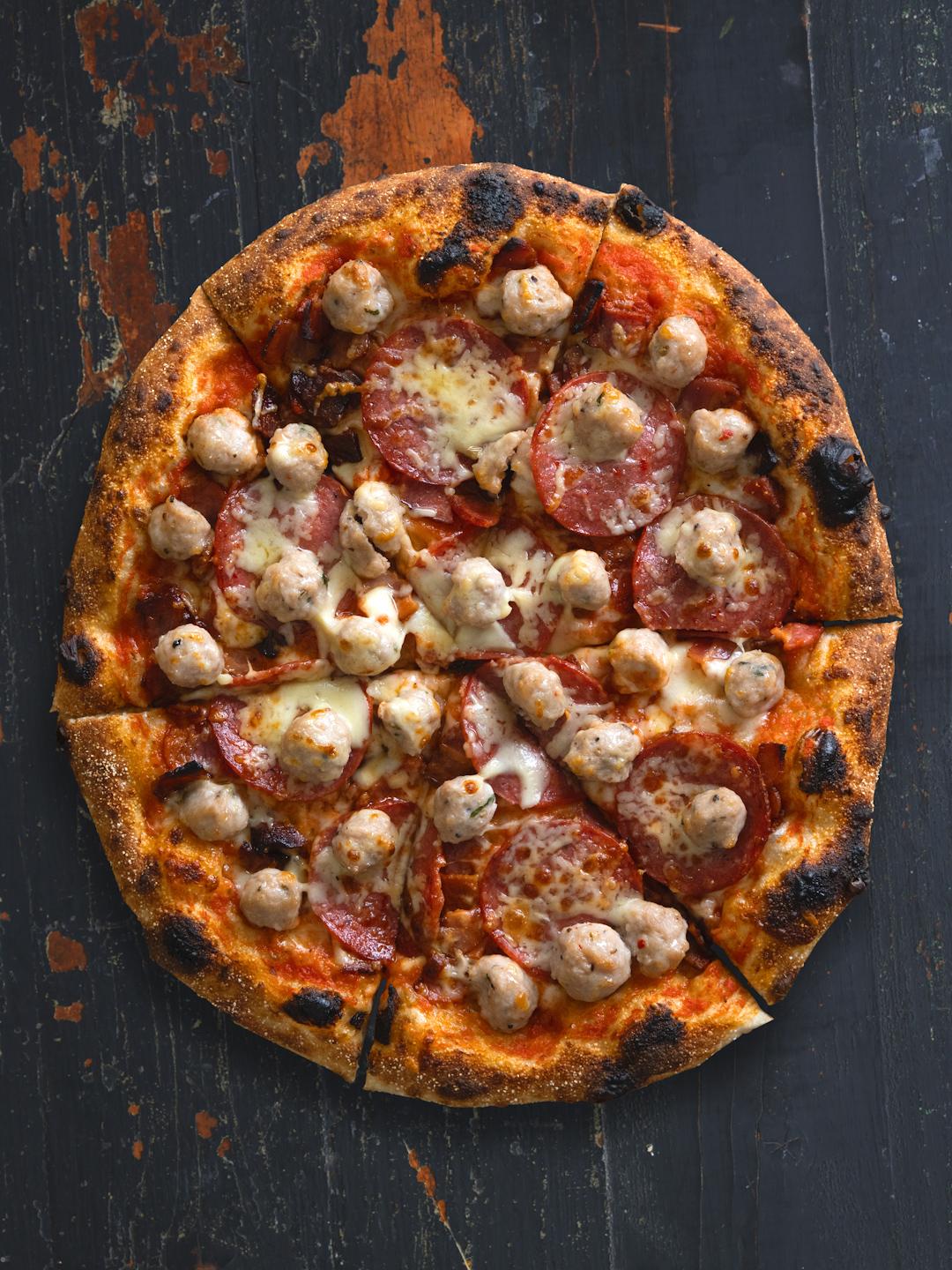 Meat Lovers Neapolitan-Style Pizza