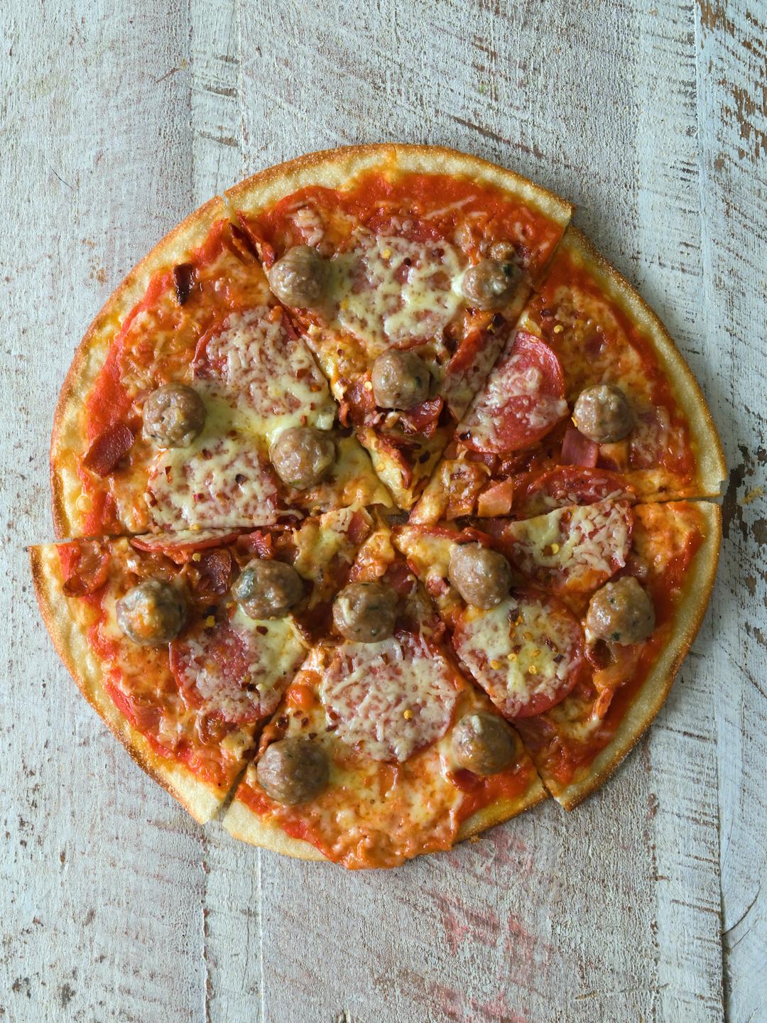Meat Lovers Thin and Crispy Pizza 