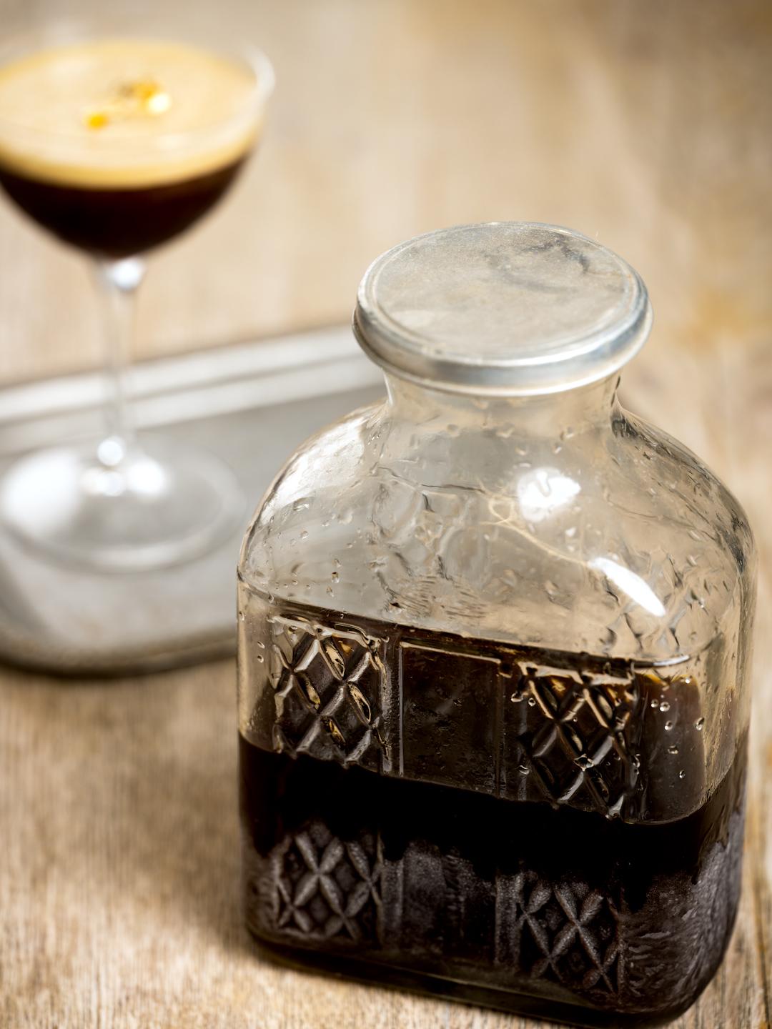 Sous Vide Infused Coffee Vodka