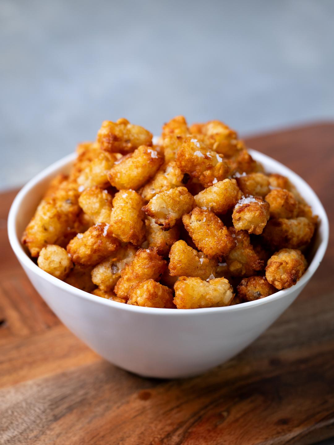 Air-Fried from Frozen Mini Tater Tots