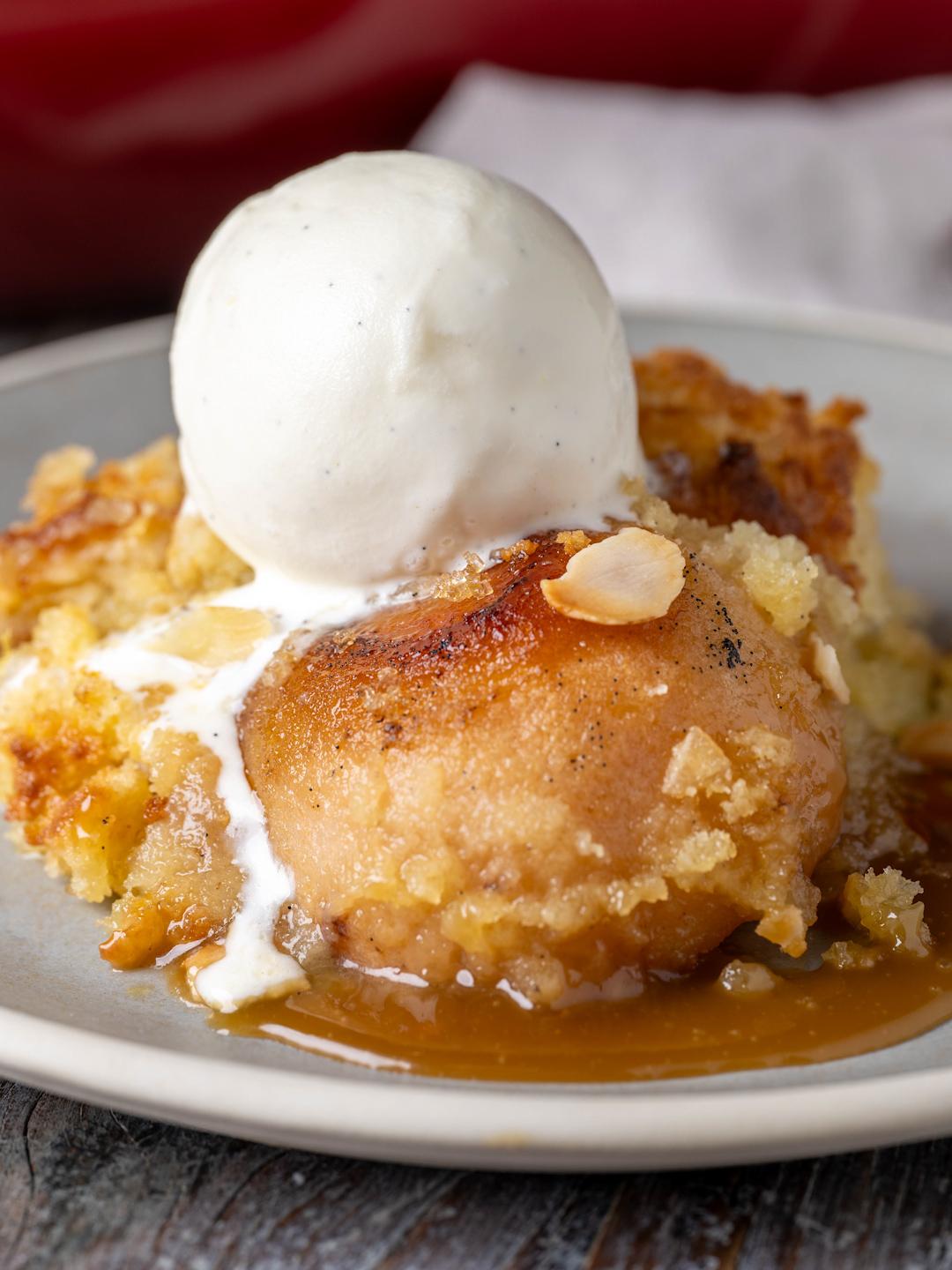 Pear and Maple Cobbler