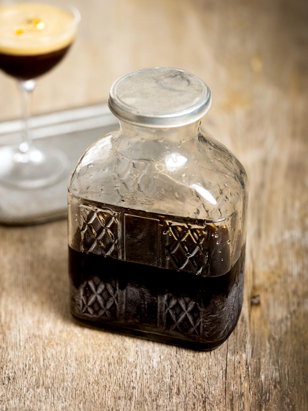 Sous Vide Infused Coffee Vodka