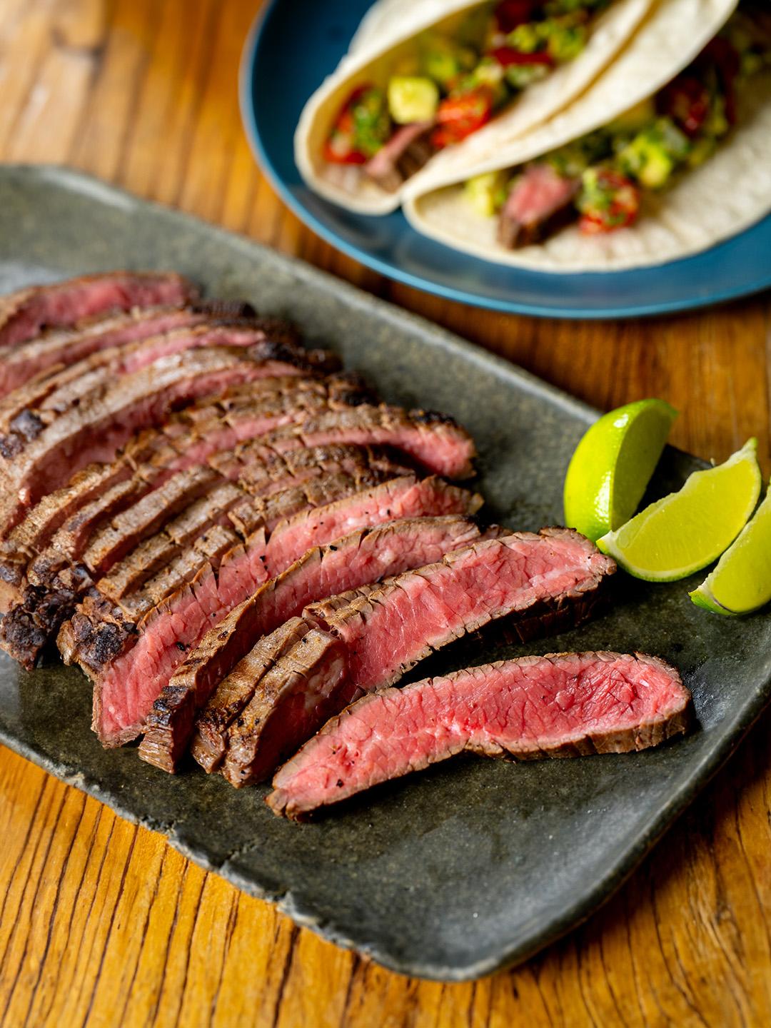 Turbo Flank Steak Tacos