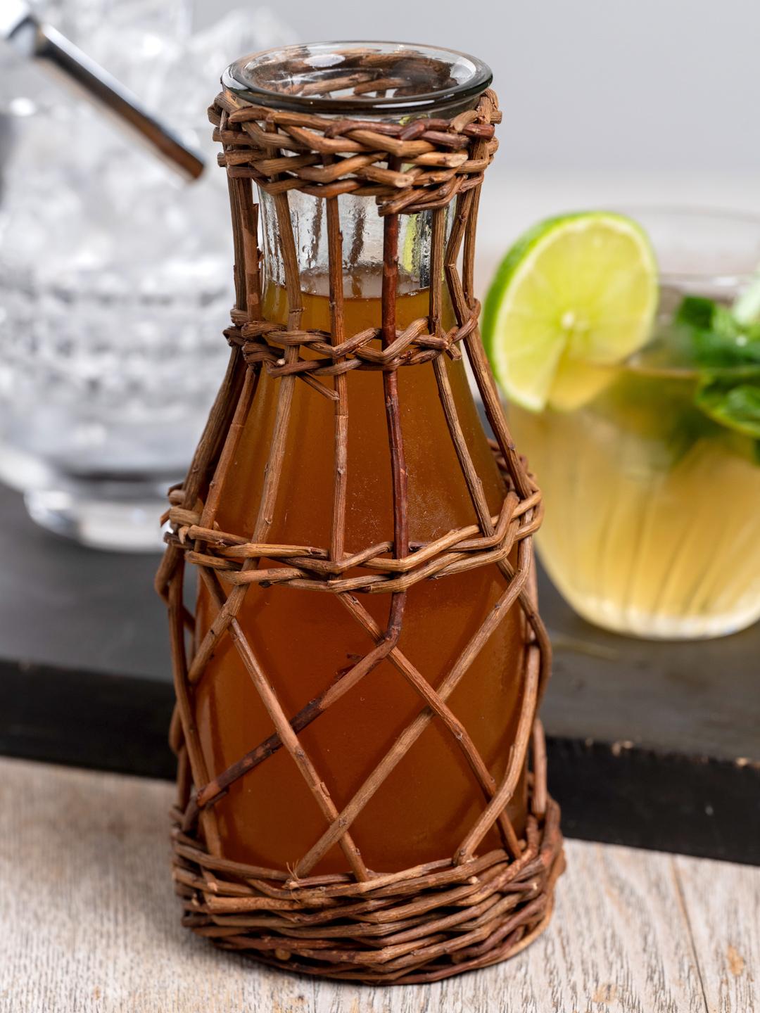 Sous Vide Infused Caramelized Pineapple, Coconut Washed Rum