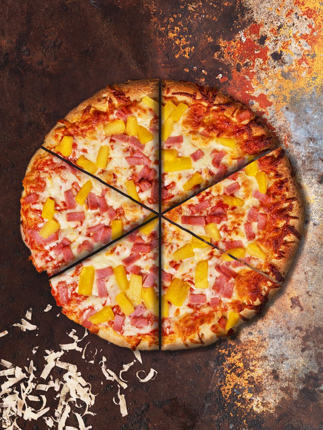 Air-Fried from Frozen Rising Crust Hawaiian Pizza 
