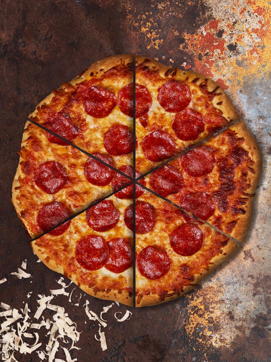 Air-Fried from Frozen Hand Tossed Pepperoni Pizza 