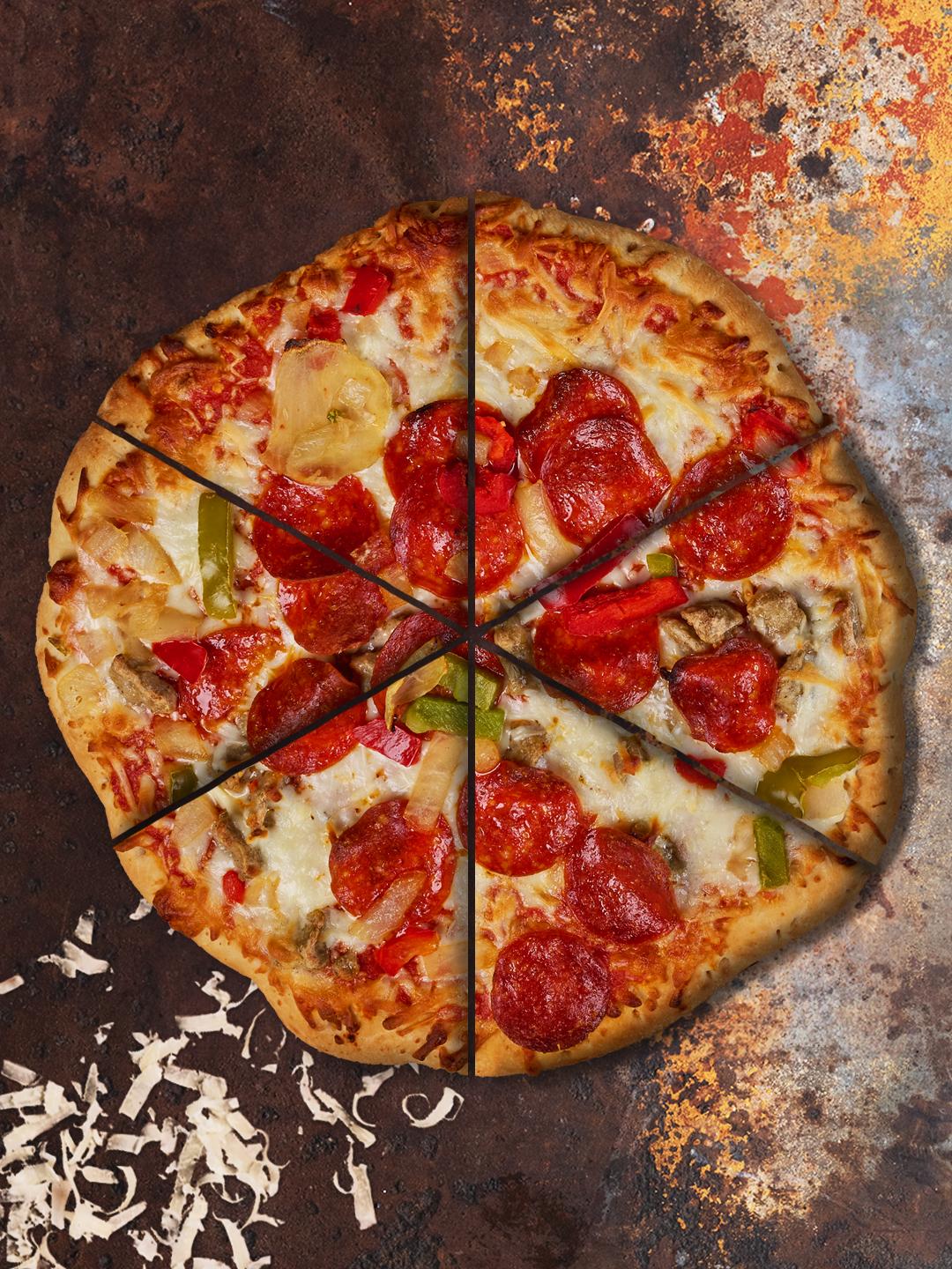 Air-Fried from Frozen Hand Tossed Supreme Pizza    