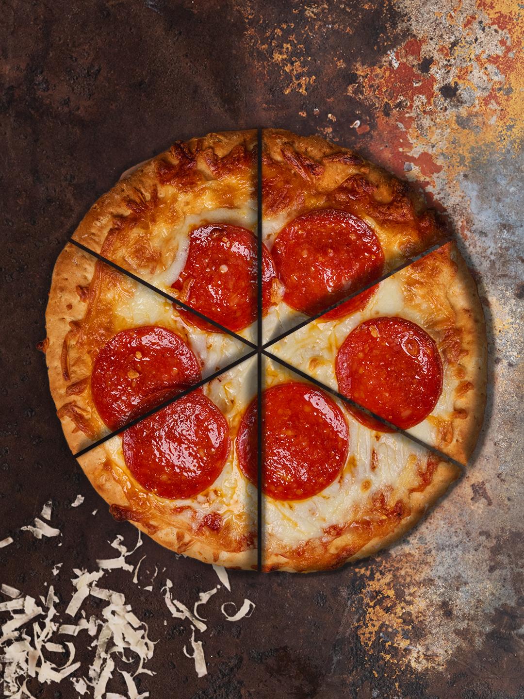 Air-Fried from Frozen Personal Size Pizza, Hand Tossed Pepperoni  
