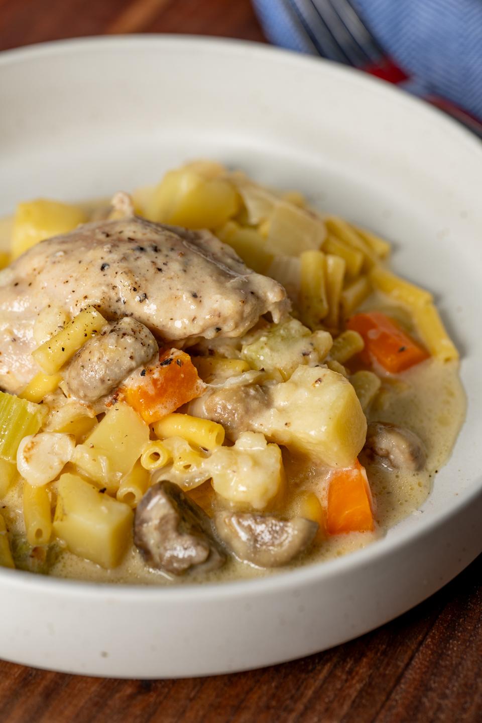 Chicken Macaroni Stew