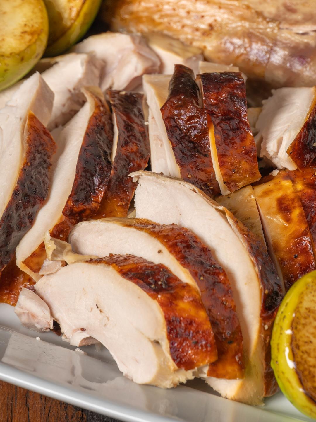 Apple and Sage Brined Roasted Turkey 