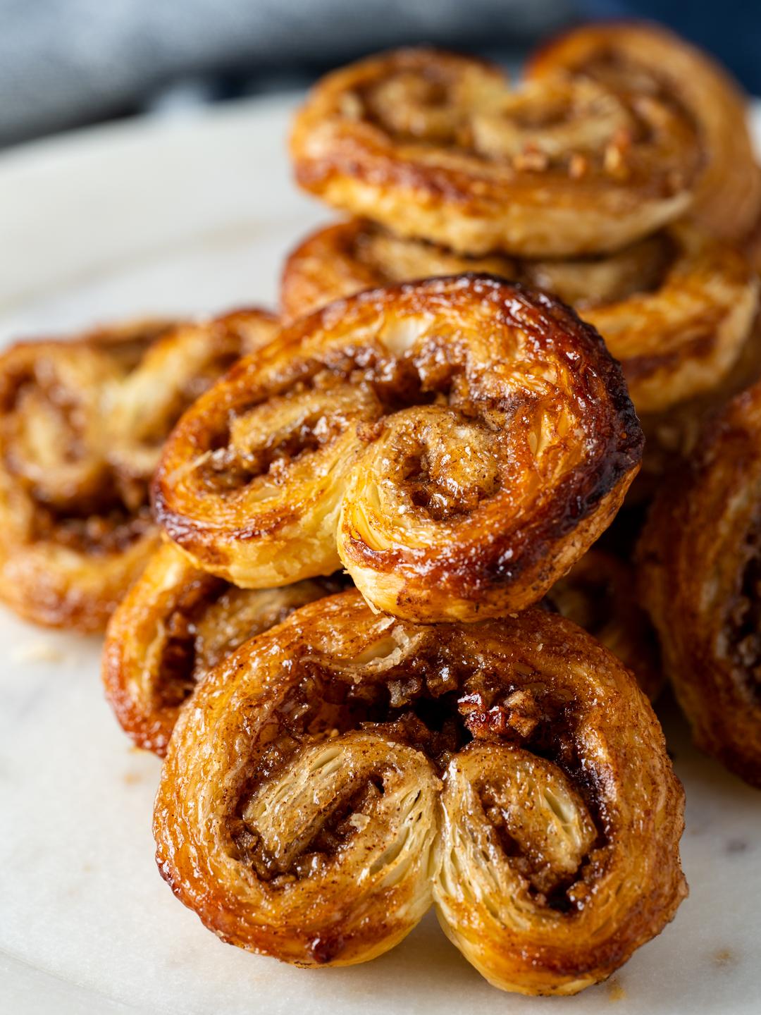 Apple and Cinnamon Palmiers