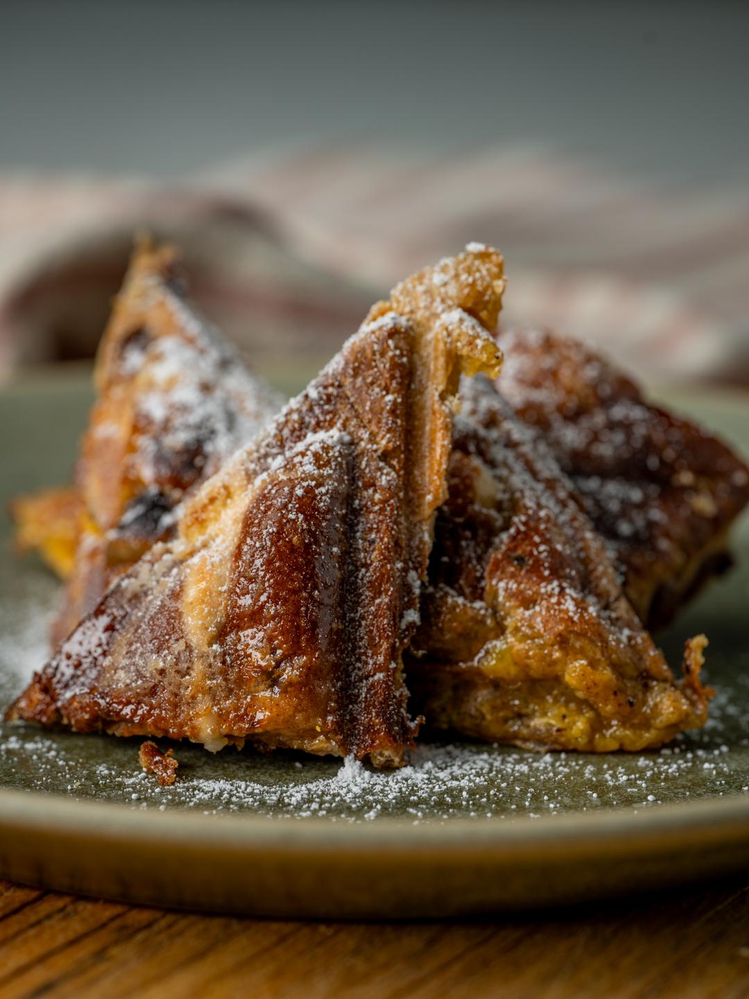 Hot Cross Bun French Toast 