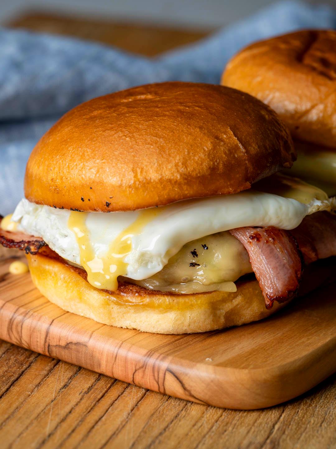 Grilled Breakfast Burger 