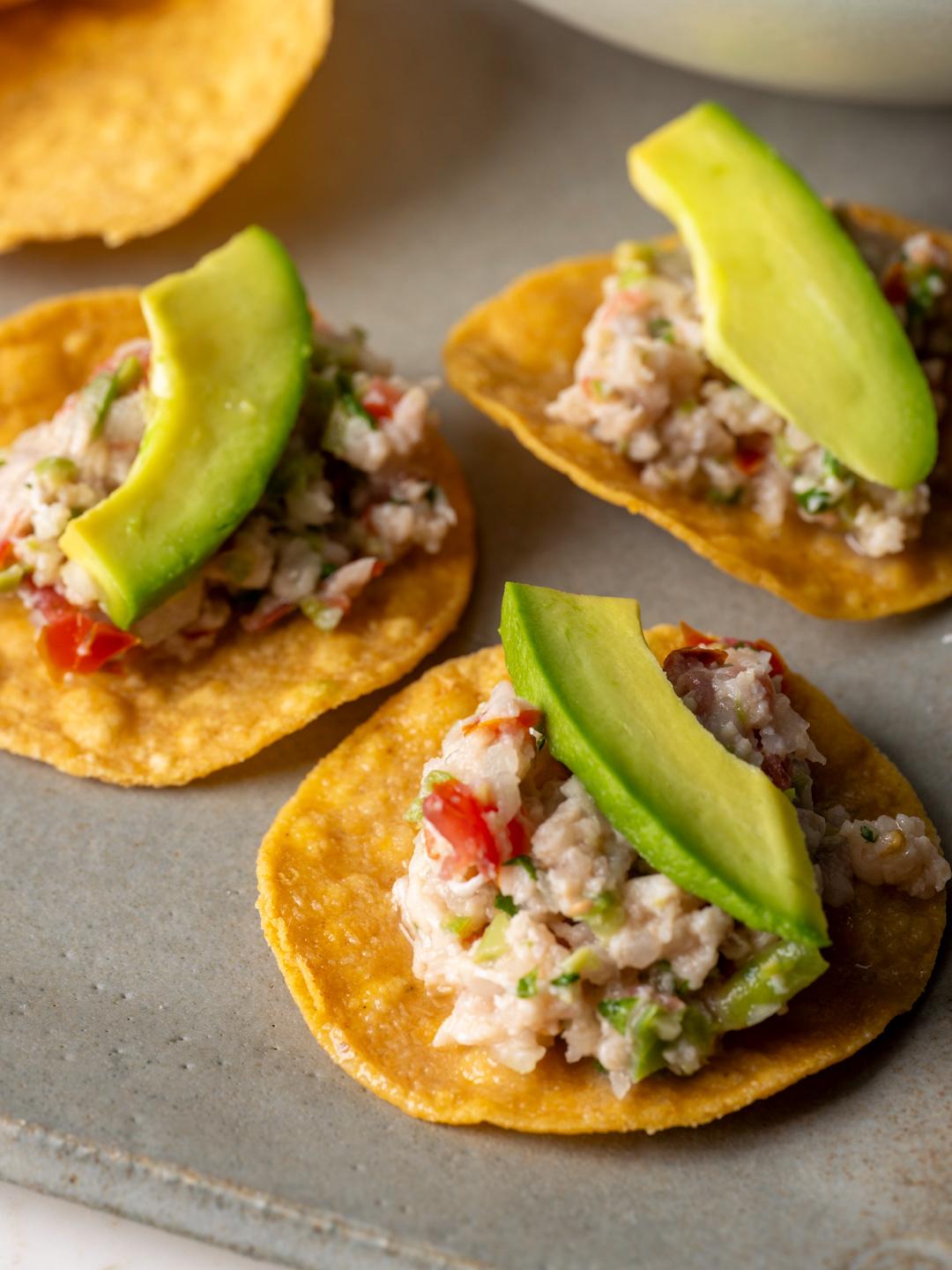 Tostadas de Ceviche