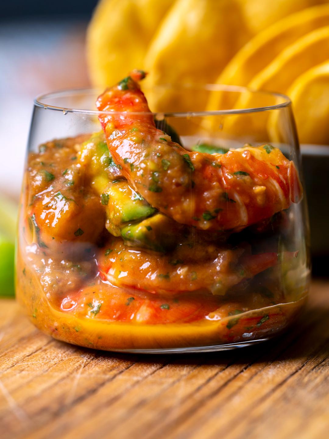 Roasted Tomato Shrimp Cocktail