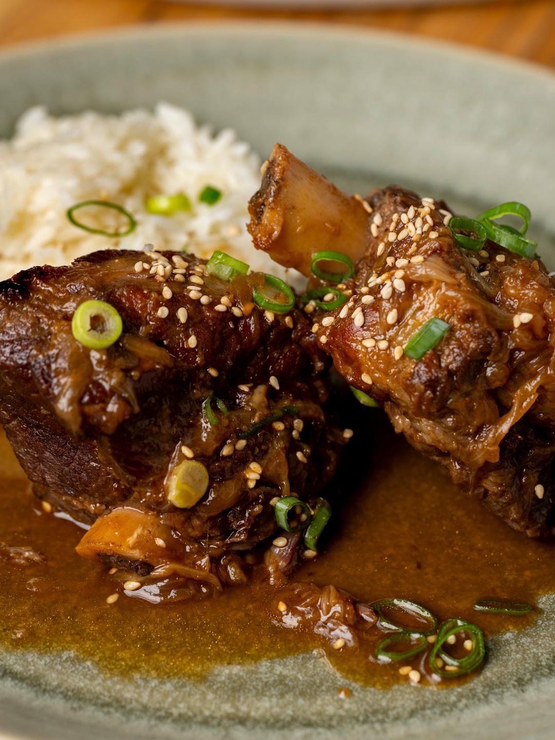 Slow Cooked Korean Beef Short Ribs  