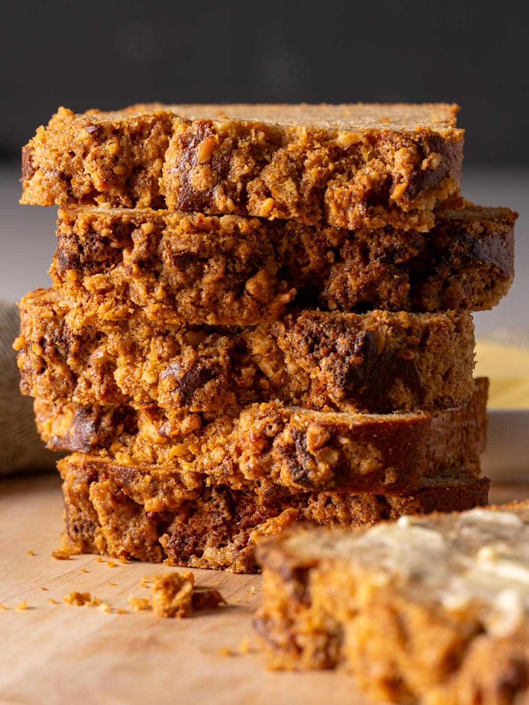 Banana Bread with Walnut Streusel