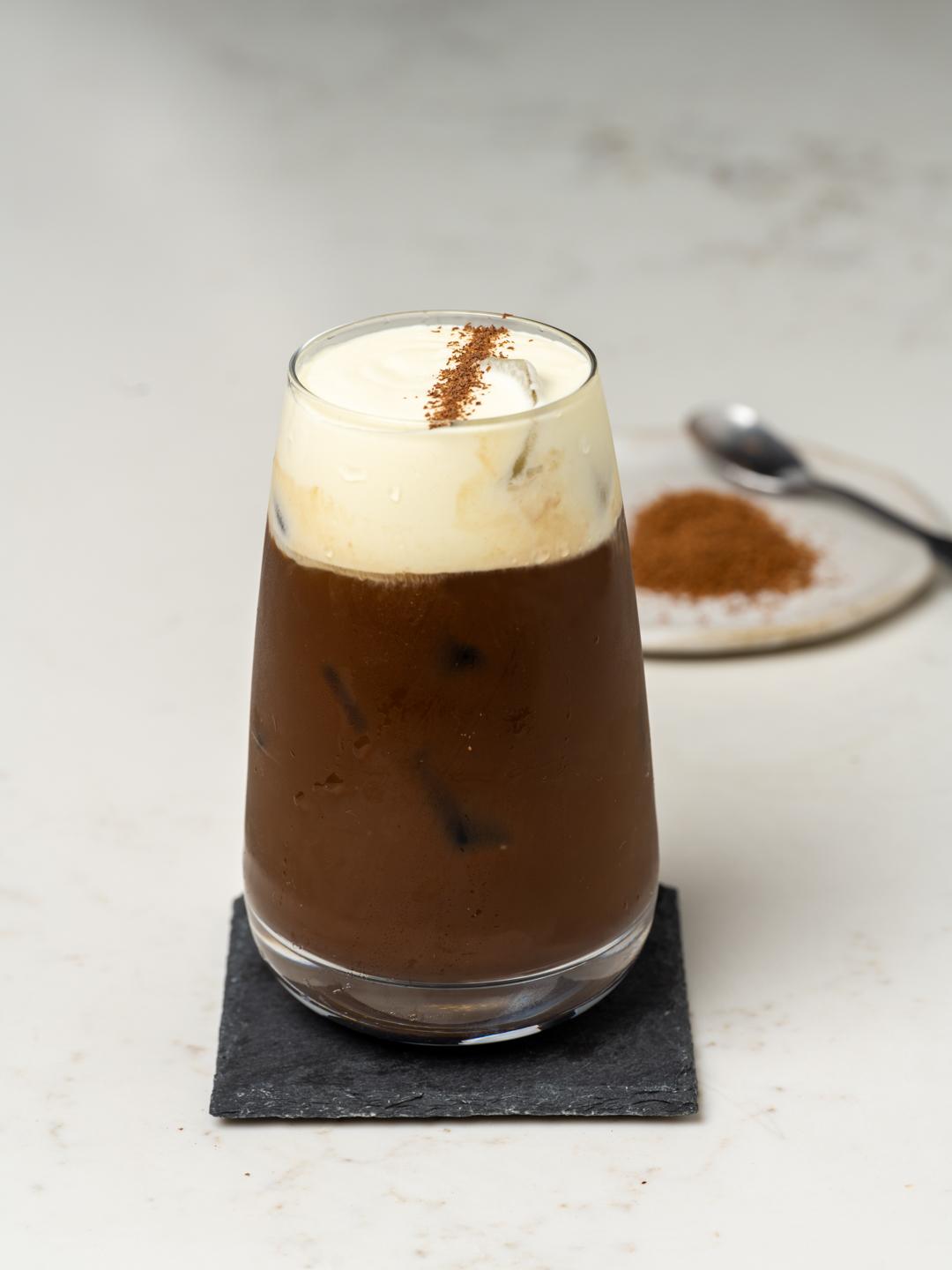 Moka glacé au caramel salé