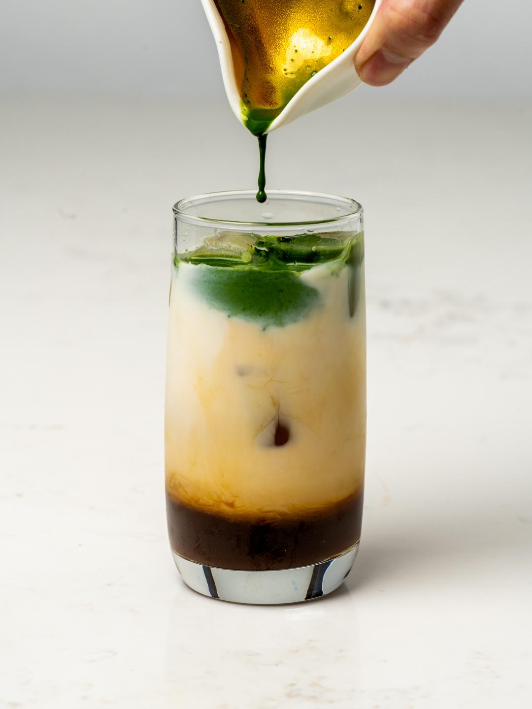 Vanilla Dirty Iced Matcha