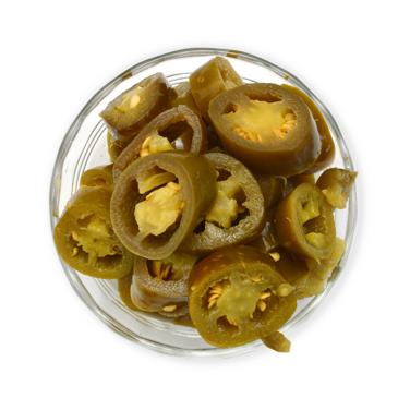 roasted jalapeño slices or another hot pepper icon
