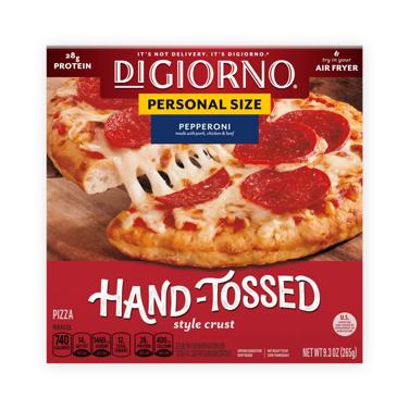 frozen personal size pizza, hand tossed pepperoni icon