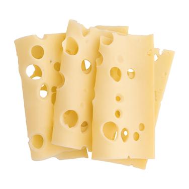 thinly sliced Swiss cheese icon